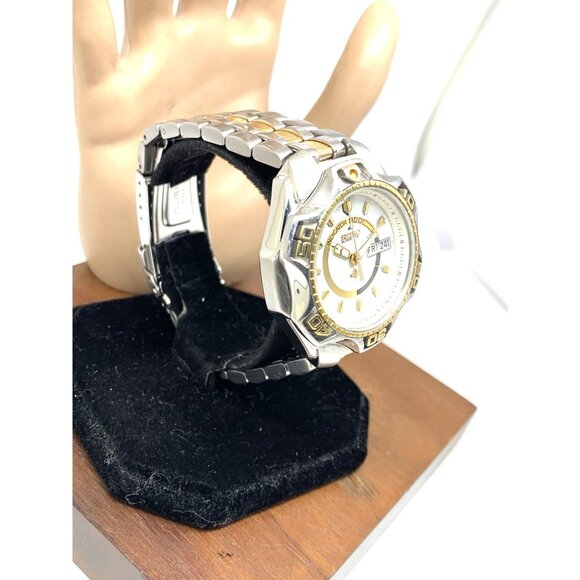 Seiko Men's Watch 5M43-0A39 Sports 100 Kinetic Day Date Two Tone Steel 40mm - Picture 15 of 15